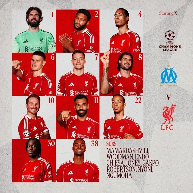 云开体育官网入口-利物浦客战马赛：萨拉赫PK格林伍德，维尔茨、索博斯洛伊出战